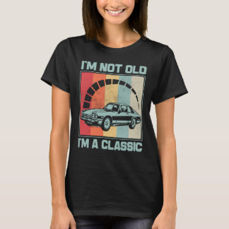 Camiseta Não sou velho, sou um clássico XJS JAGUAR
