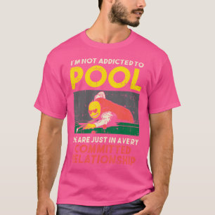 Camiseta Não Sou Viciado Em Piscina Jogador Snooker.