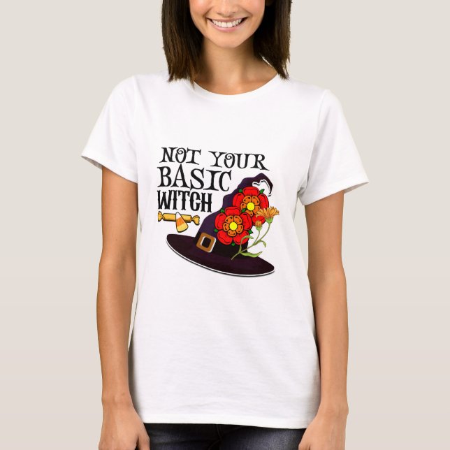 Camiseta Não Sua Bruxa Básica (Frente)