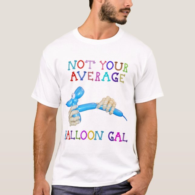 Camiseta Não suas mãos médias do cão do balão do galão do (Frente)