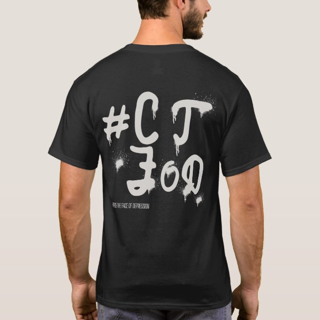 Camiseta Não subestime o gráfico vazio (Verso)