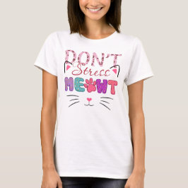 CAMISETA NÃO SUBLINHE MEOWT ENGRAÇADO DIZENDO