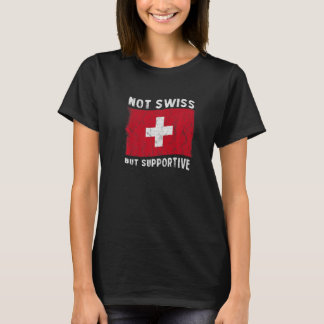 Camiseta Não Suíça, Mas Inspiração Nacional de Bandeira Apo