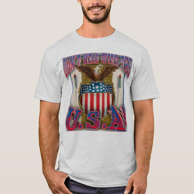 Camiseta Não suje com os EUA! (Frente)