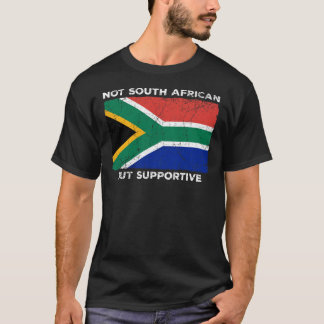 Camiseta Não sul-africano, mas fanático pelo apoio, Braai T