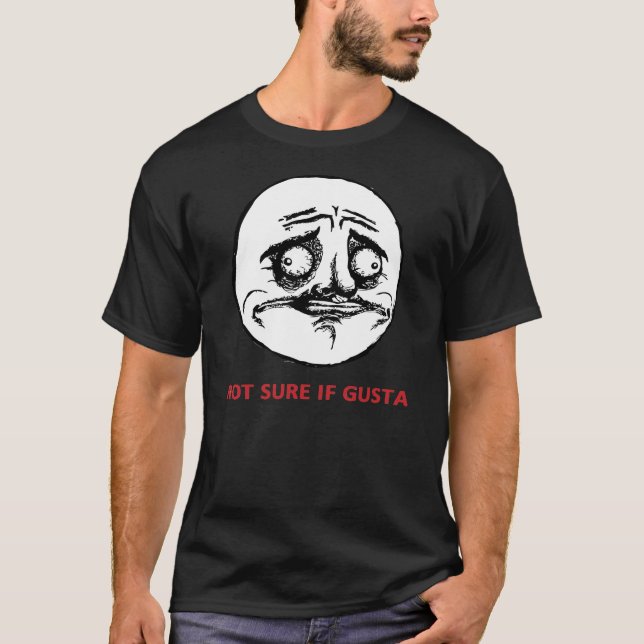 Camiseta Não sure se Gusta - t-shirt preto (Frente)