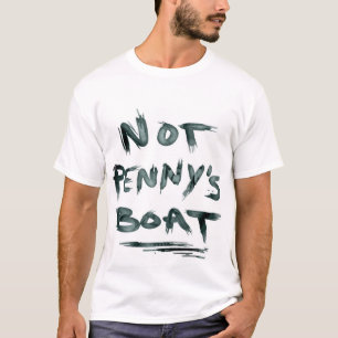 Camiseta Não T das citações do barco da moeda de um cent