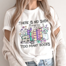 Não, tal como muitos livros, livros, sobre T-Shirt