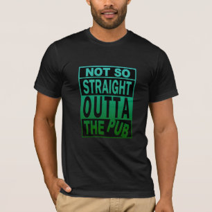 Camiseta Não Tão Hetero Do Humor Do Bebendo Pub