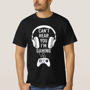 Camiseta Não te consigo ouvir que estou a jogar