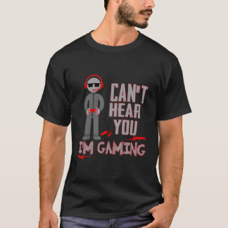 Camiseta Não Te Consigo Ouvir Que Estou A Jogar Um Jogo Eng