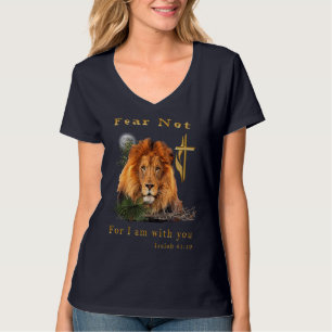 Camiseta Não Temas, pois Estou Contigo