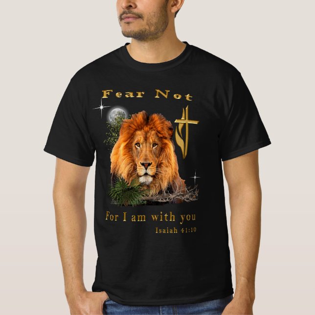Camiseta Não temas, pois estou contigo (Frente)