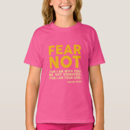 Camiseta Não temas, pois estou contigo
