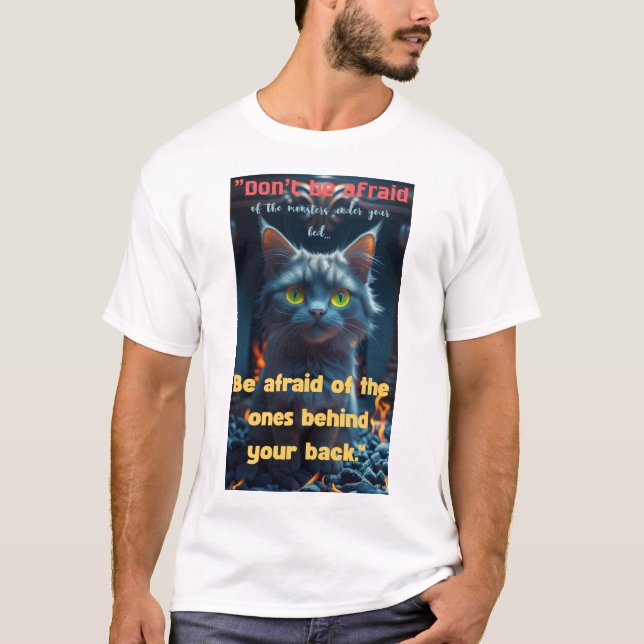 Camiseta "Não tenha medo" (Frente)