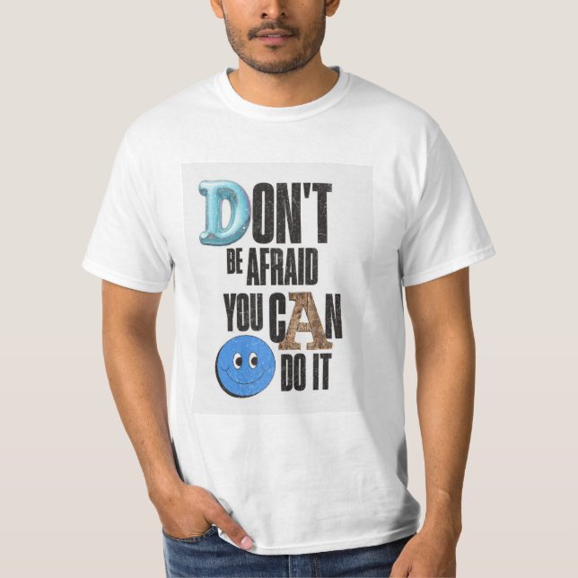 Camiseta Não tenha medo (Frente)
