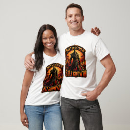 Camiseta Não Tenha Medo do Cavaleiro do Crescimento Pessoal