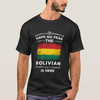 Camiseta Não Tenha Medo O Boliviano Está Aqui Halloween Bol