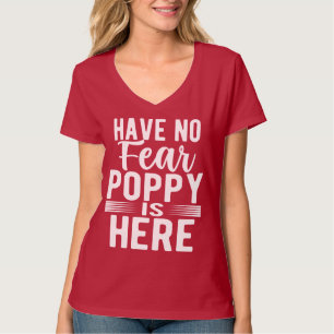Camiseta Não Tenha Medo Que Poppy Esteja Aqui