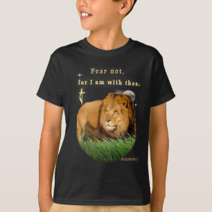Camiseta Não Tenhas Medo, pois Estou Contigo