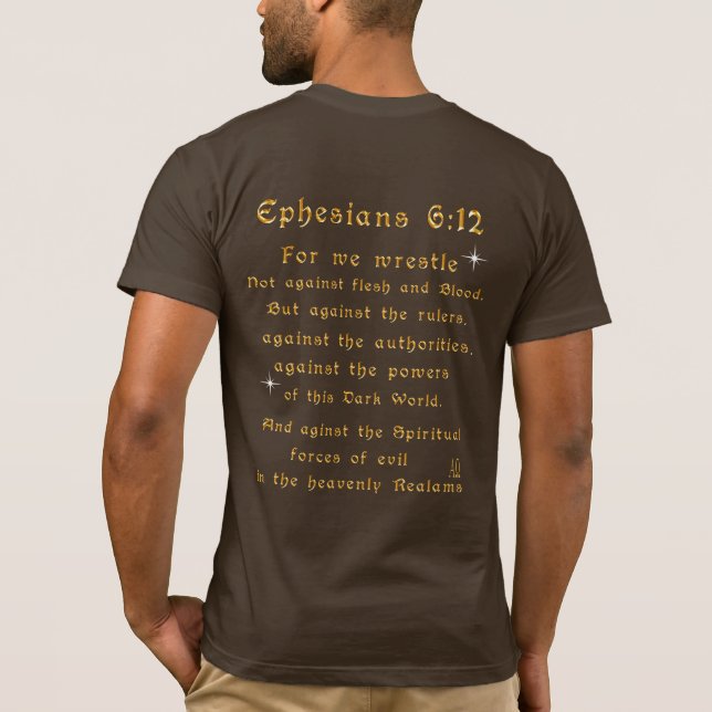 Camiseta Não tenho medo de estar com você (Verso)