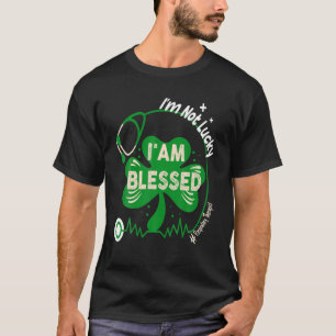 Camiseta Não tenho sorte de ser abençoada terapeuta respira