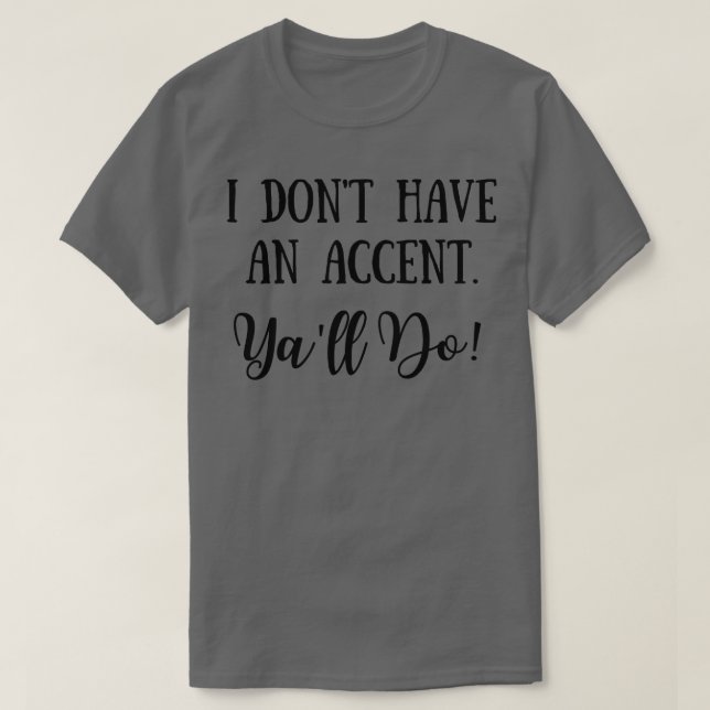 Camiseta Não Tenho Sotaque (Frente do Design)