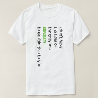 Camiseta Não Tenho Tempo Nem Giz de Cera Piada Sarcasmo
