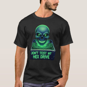 Camiseta Não testar meu disco rígido