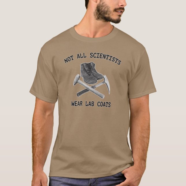 Camiseta Não todos os casacos do laboratório do desgaste (Frente)