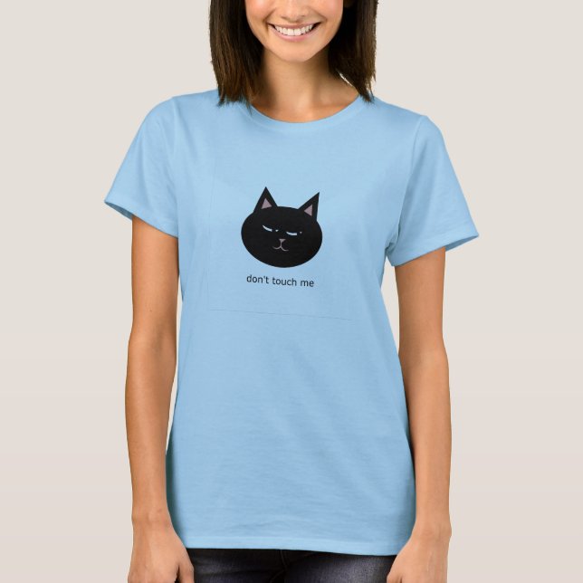 Camiseta não toque em me (Frente)