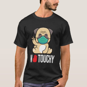 Camiseta Não Toque Mops Mops Bebê Mops Artigo Mops Cachorro