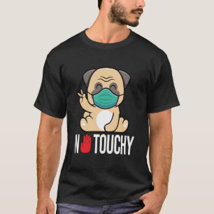 Camiseta Não Toque nos Mops Mops Bebê Mops Artigo Mops Cach