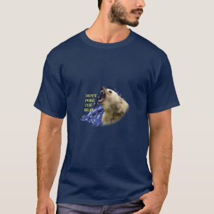 Camiseta Não toque o urso