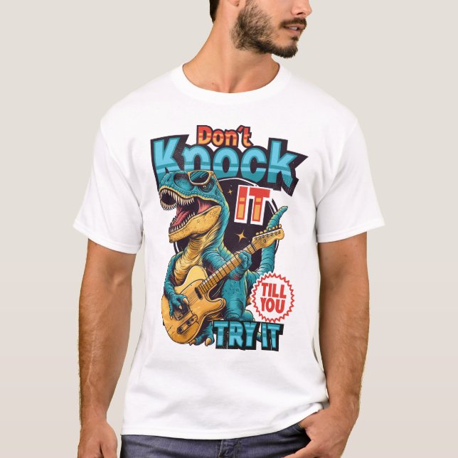 Camiseta Não toques até experimentares (Frente)