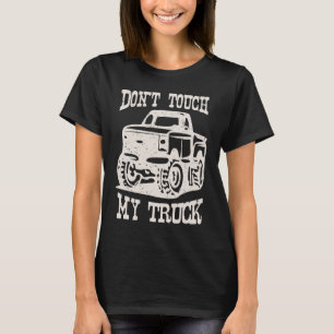 Camiseta Não toques no meu caminhão, eu também amo o meu ca