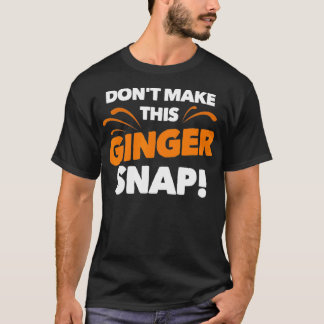 Camiseta Não Torne Esta Gengibre Engraçada Ruiva Gi