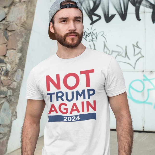 Camiseta Não Trump Novamente 2024 (Criador carregado)