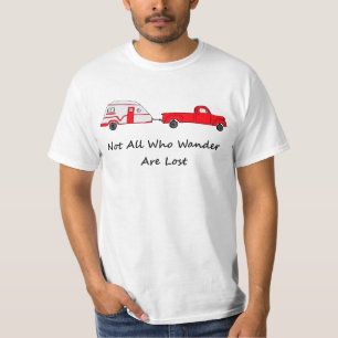 Camiseta Não tudo que Wander é caravana perdida do reboqu