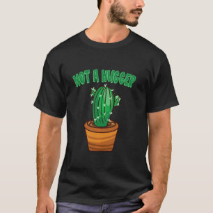 Camiseta Não Um Abraçador Engraçado Sarcástico Para Introve