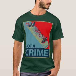 Camiseta não-um-crime