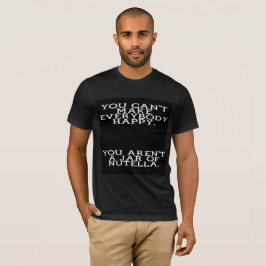 Camiseta Não um frasco do nutella