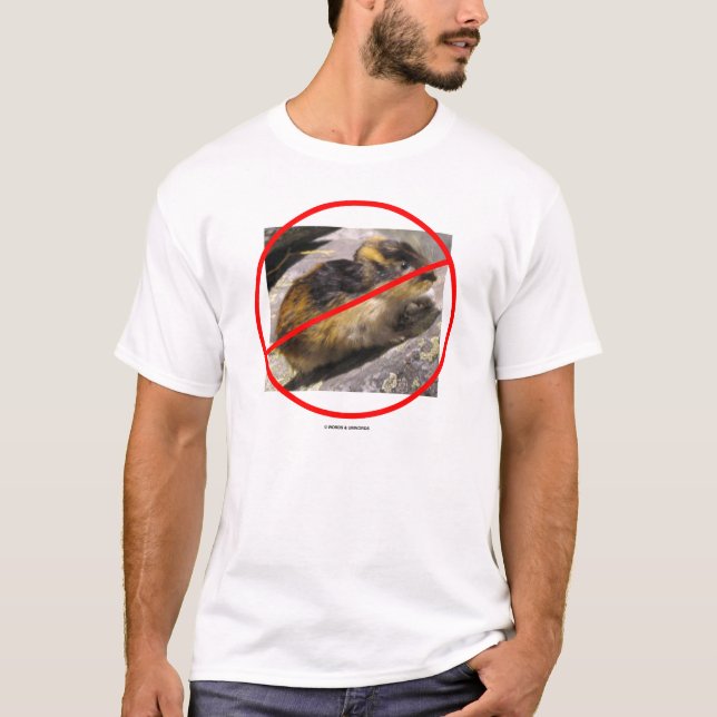 Camiseta Não um Lemming (humor do Lemming) (Frente)