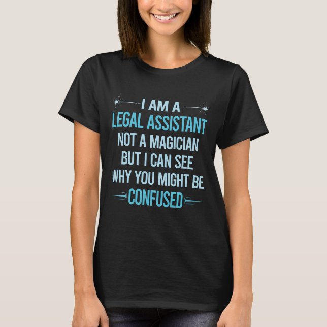 Camiseta Não Um Mágico - Assistente Jurídico (Frente)