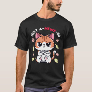 Camiseta Não Um Mews Ed  KittenCat Piada Pun Para Gato