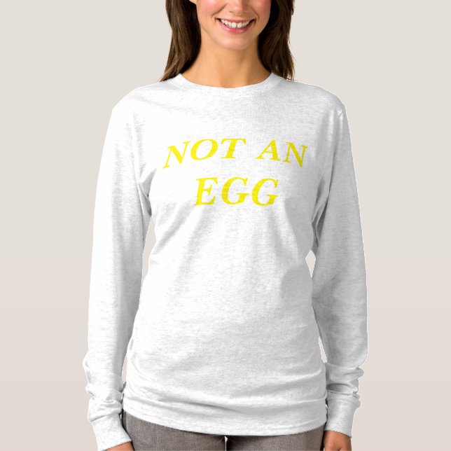 CAMISETA NÃO UM OVO (Frente)