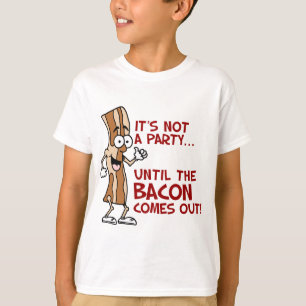Camiseta Não um partido até o bacon
