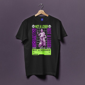 Camiseta Não um perdedor, mas um vencedor