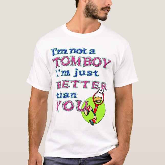 Camiseta Não um Tomboy (Frente)