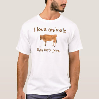 Camiseta Não um vegitarian